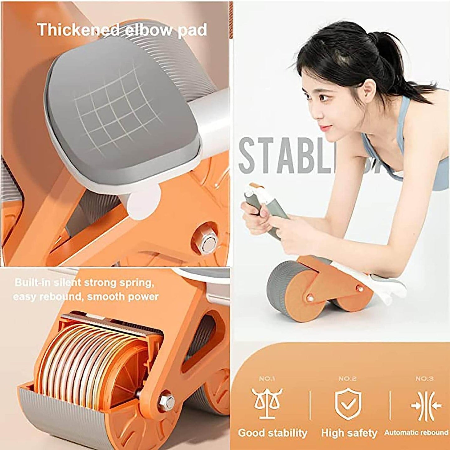 Abdominal Exercise Roller - Amora Essentials