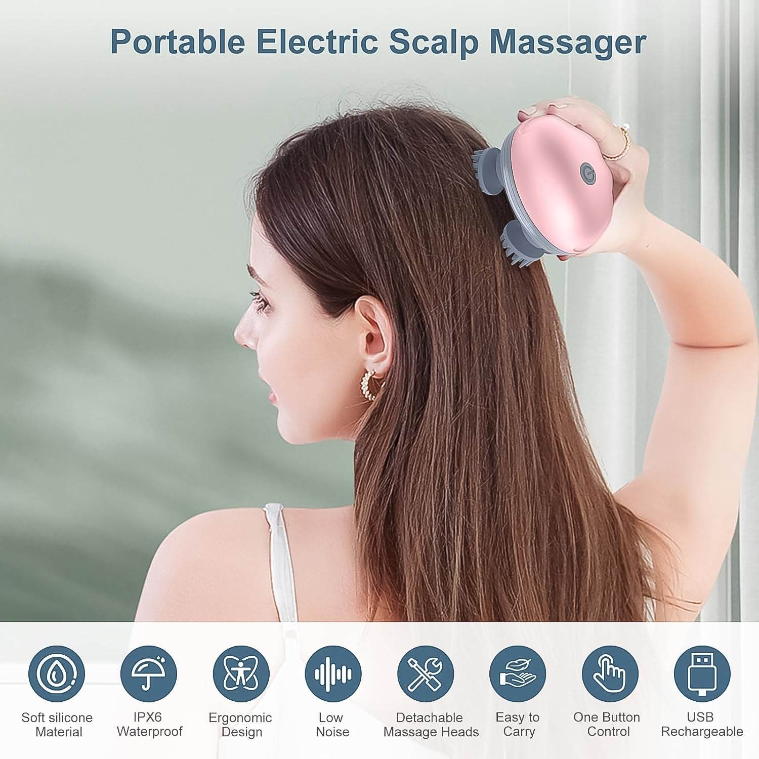 Smart Electric Scalp Massager - Amora Essentials