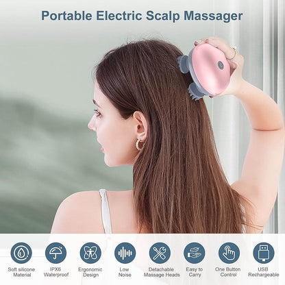 Smart Electric Scalp Massager - Amora Essentials