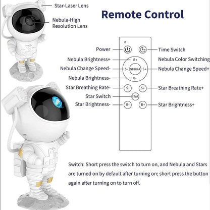 Astronaut Galaxy Projector - Amora Essentials