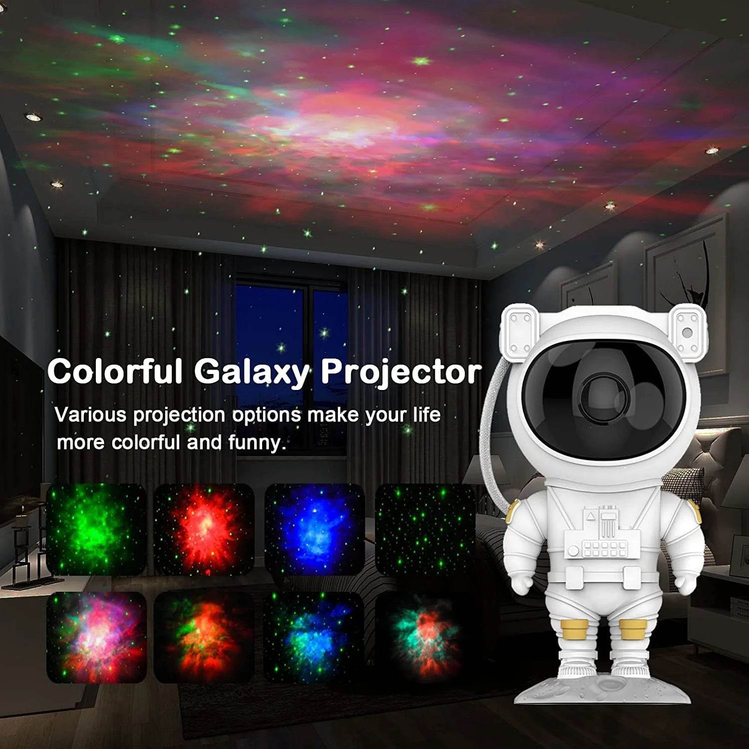 Astronaut Galaxy Projector - Amora Essentials